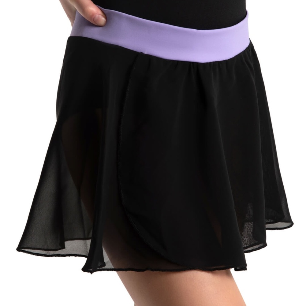 NWT Capezio Girls Color Pop Pull on Skirt